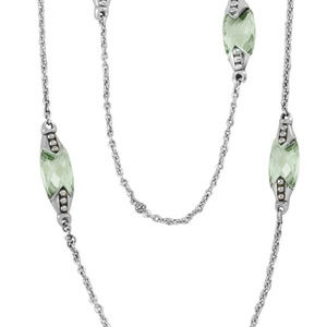 LAGOS Prism Green Amethyst Gemstone Necklace